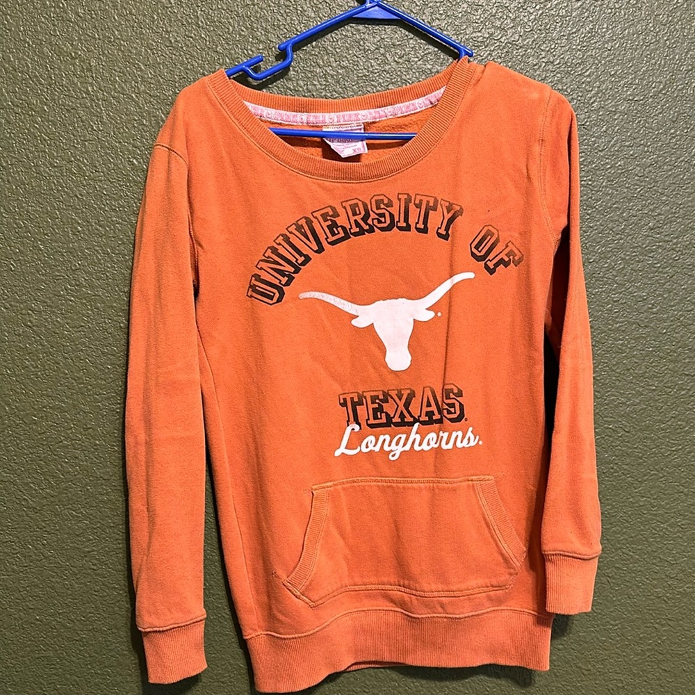 Over size Longhorns sweat shirt